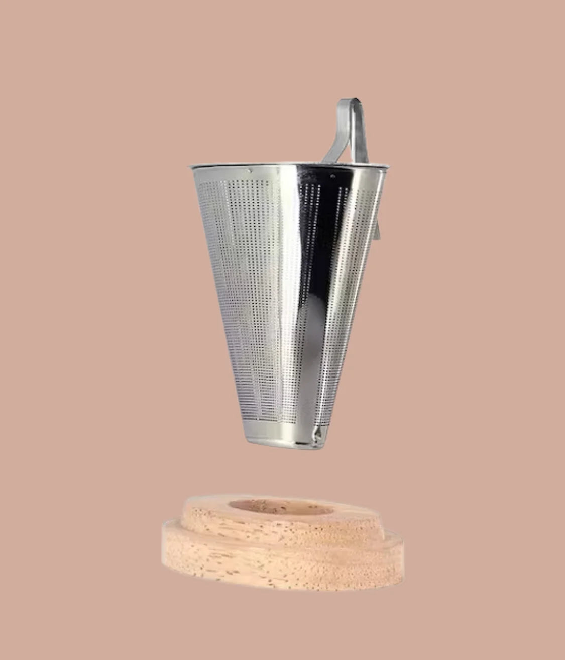 Infuseur à thé et infusion avec support en bois - Près des Reines