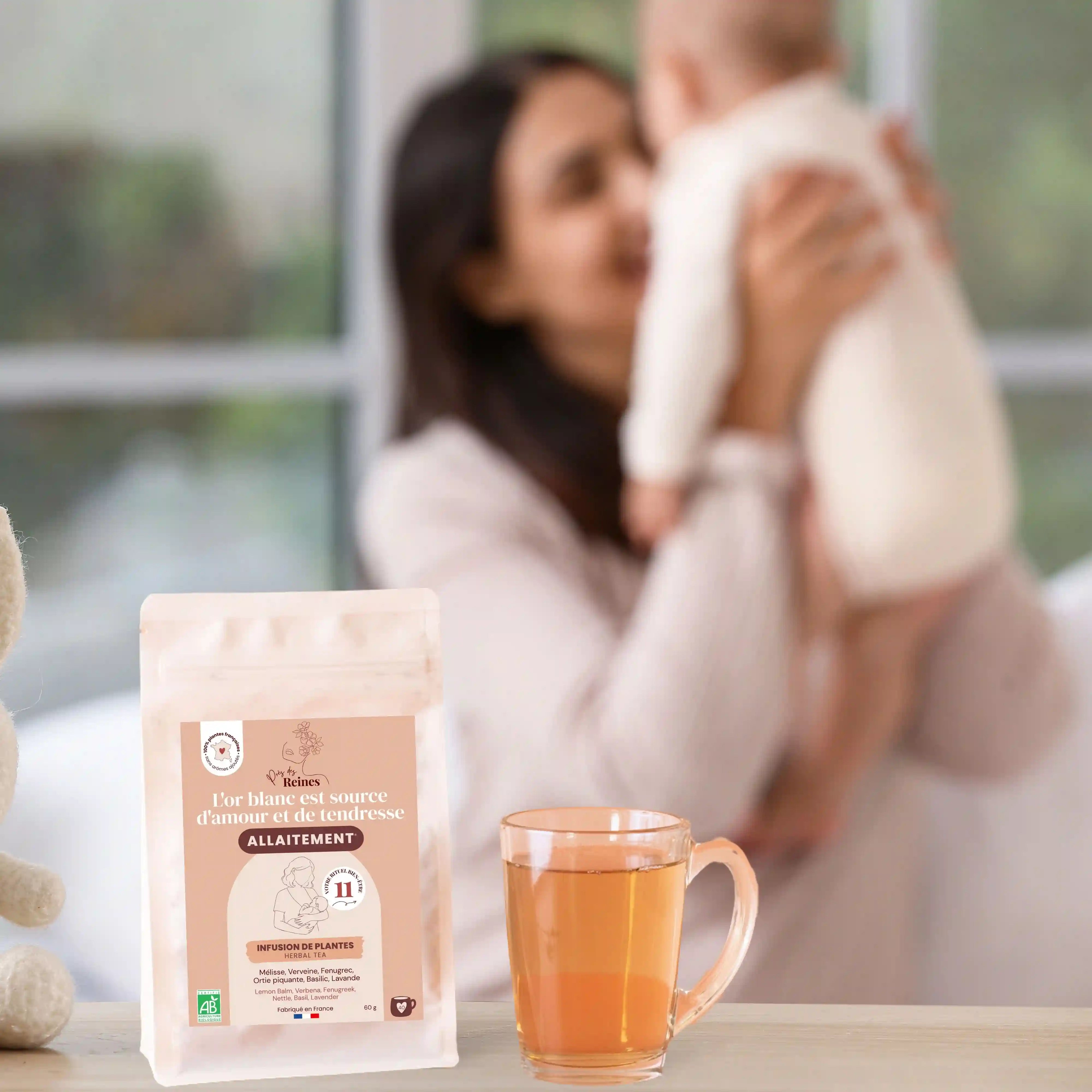 Infusion bio pour l'allaitement - Près des Reines