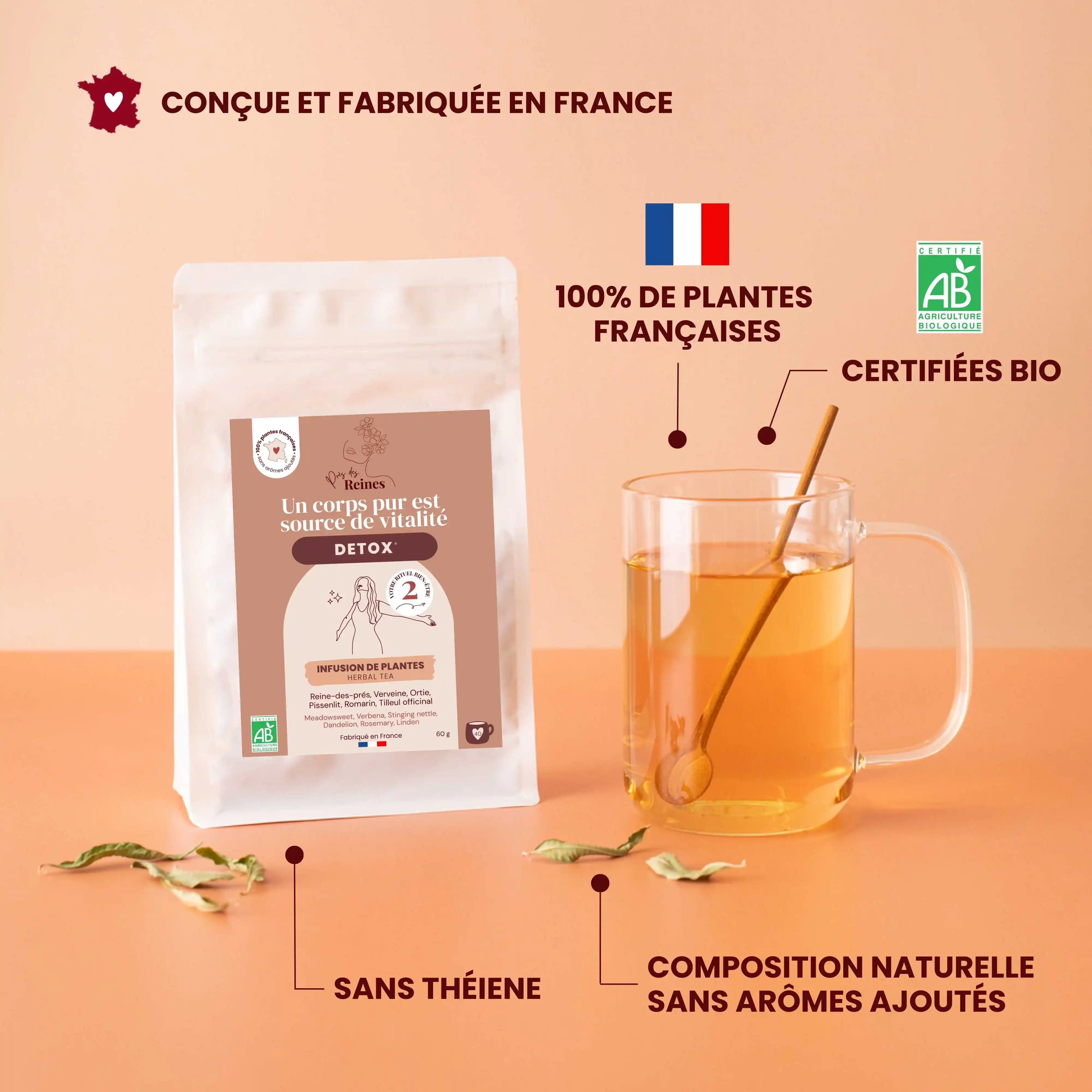 Tisane detox - en vrac - Près des Reines