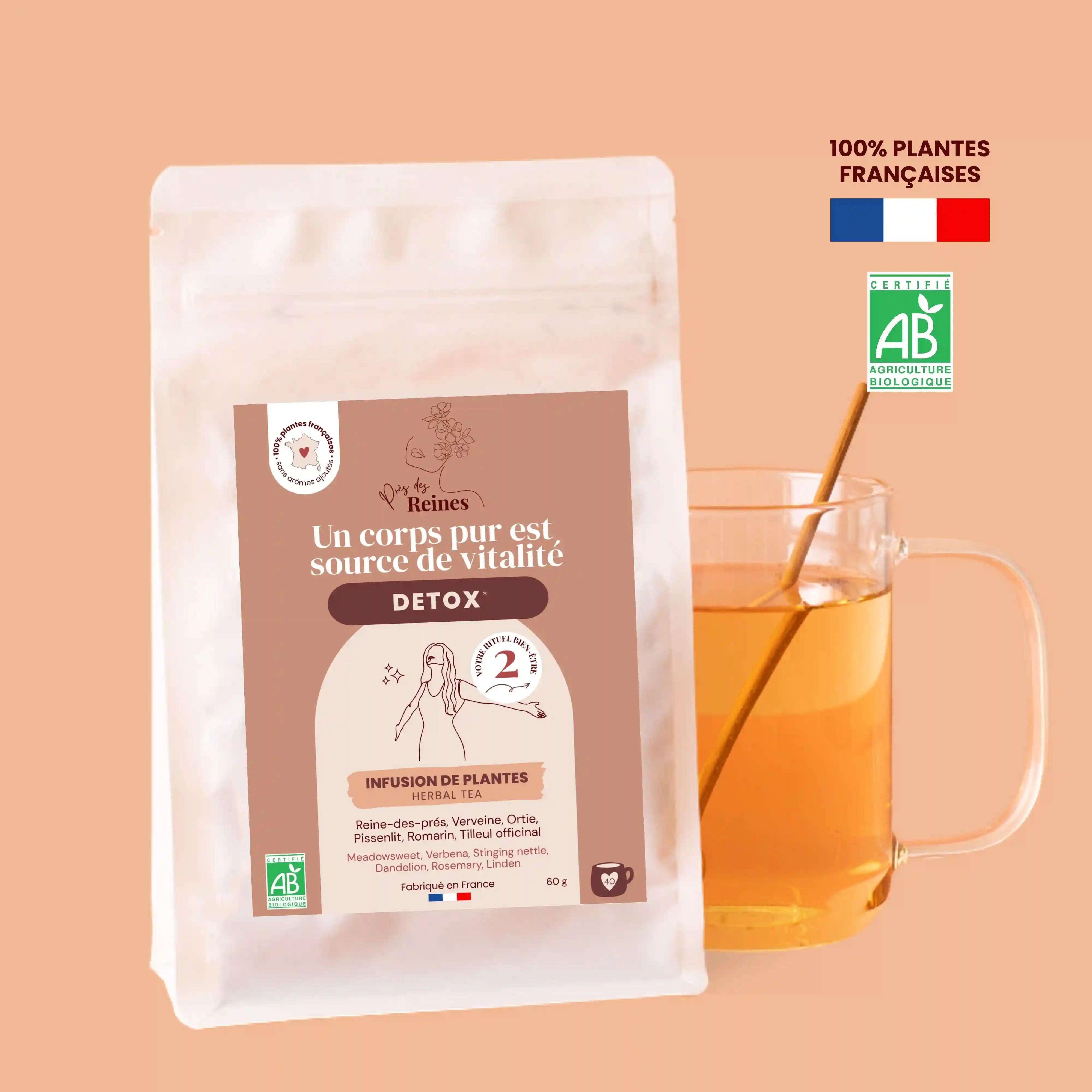 Tisane detox - bio - vrac - Près des Reines