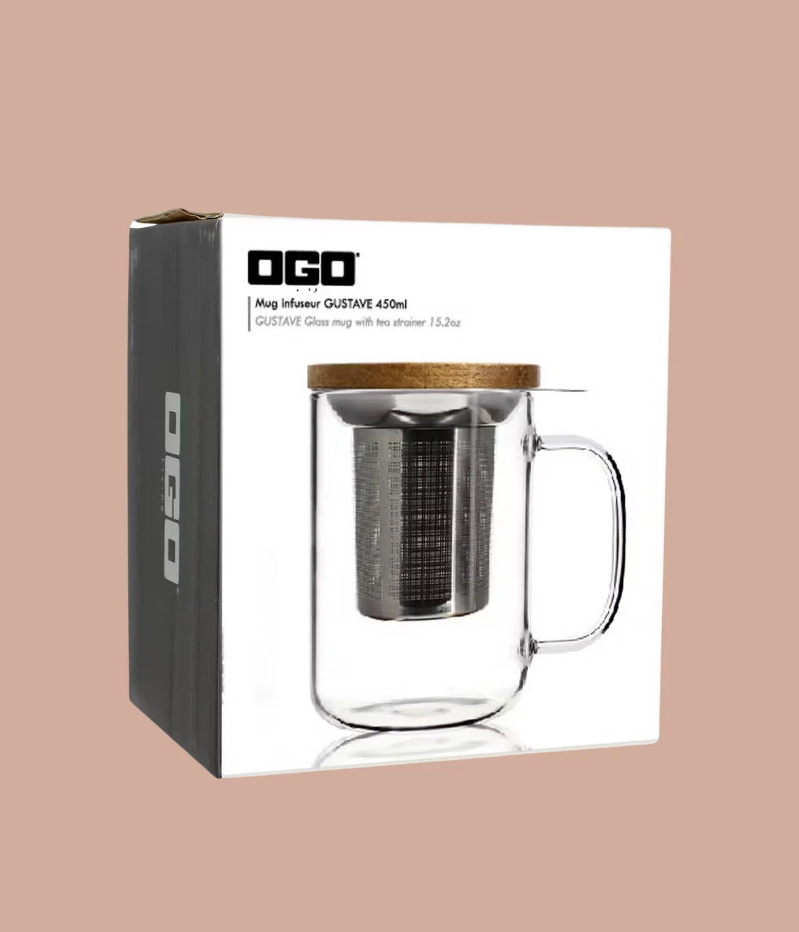 Tisanière en verre borosilicate - 450 ml - Près des Reines