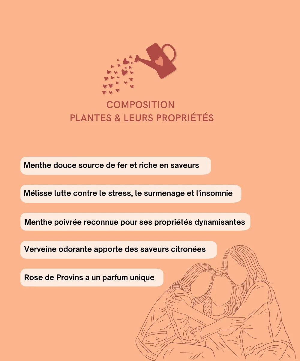 Rituel n°9 - Infusion bio - Entre amies - Près des Reines