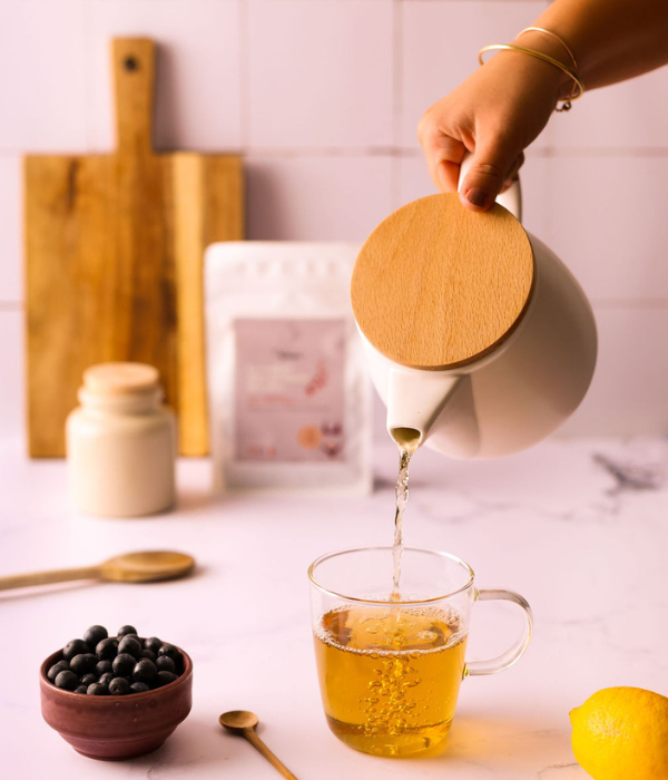 Théière en porcelaine - 1 L - Près des Reines