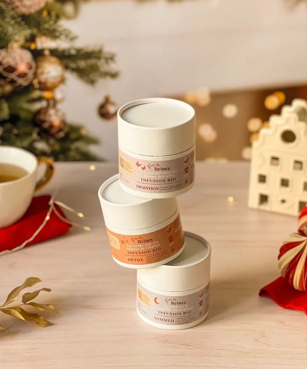 Coffret de Noël : trio de tisanes bien-être