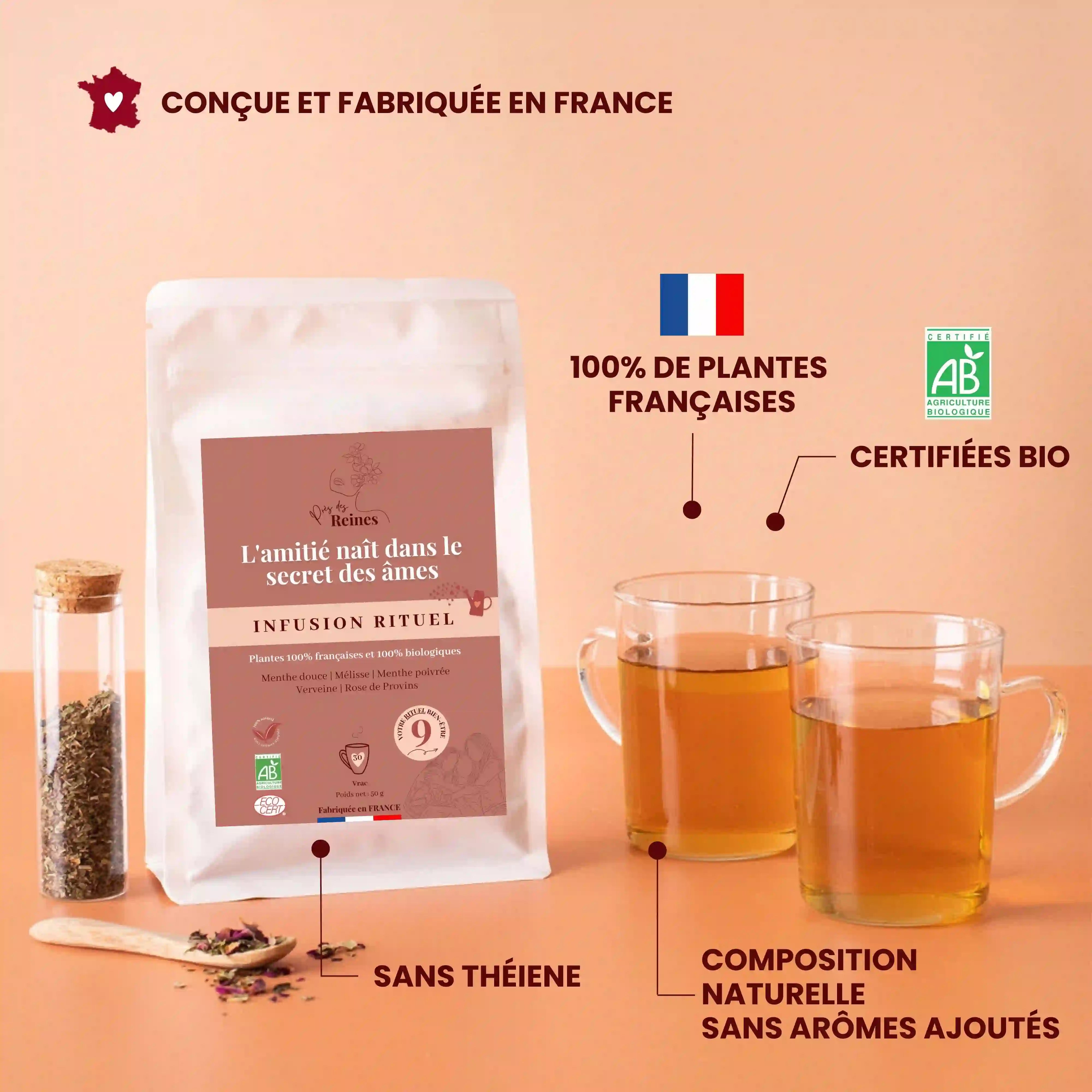 Tisane bio - Entre amies - Près des Reines