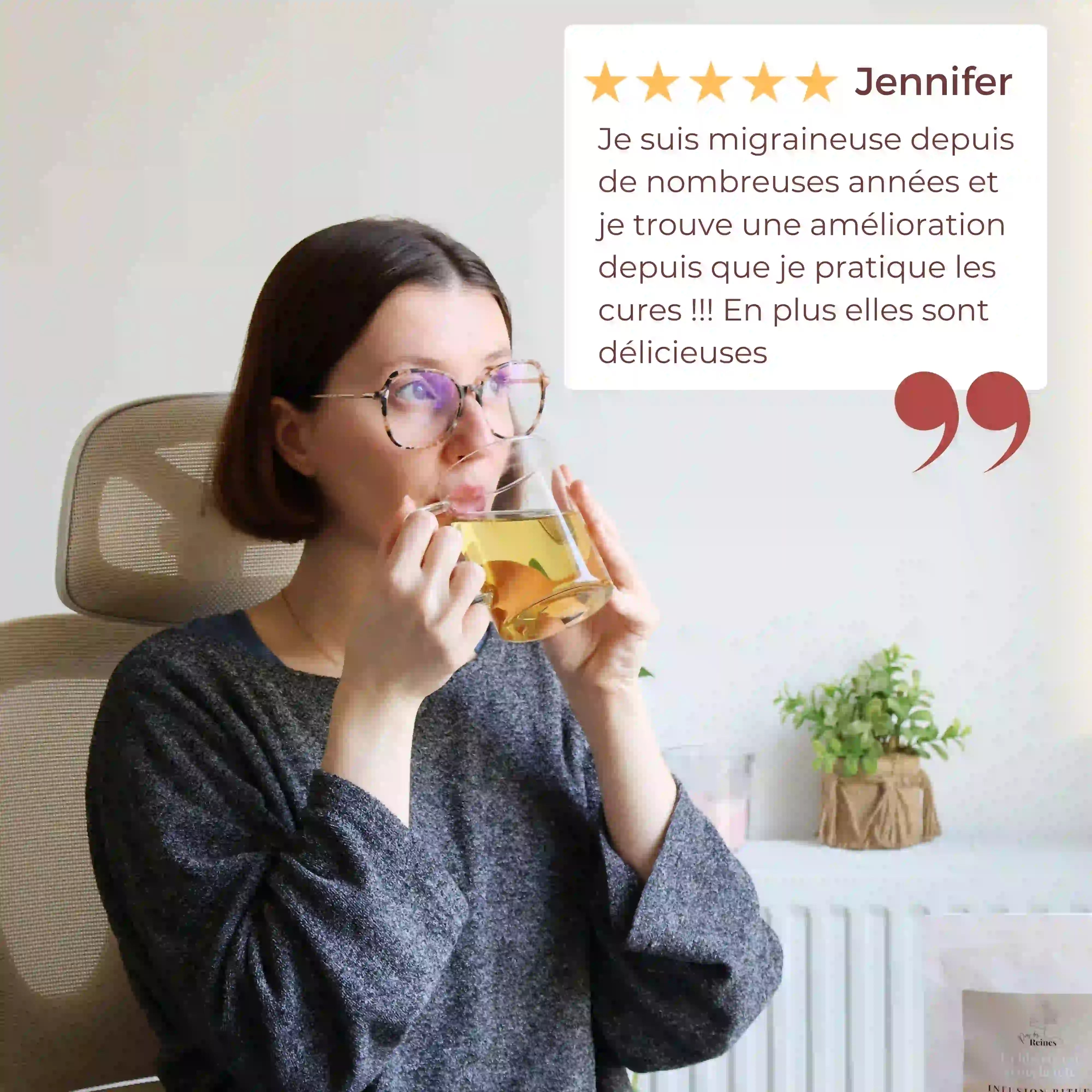 Tisane migraine bio - avis - Près des Reines
