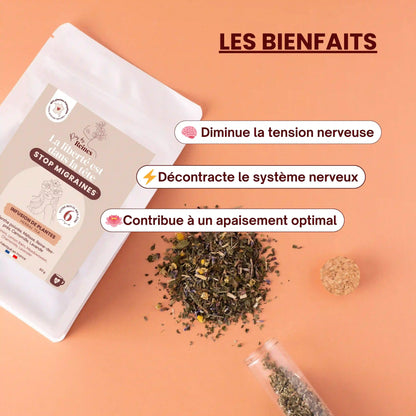 Tisane migraine bio - bienfaits - Près des Reines