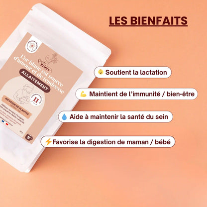 Tisane bio Allaitement - Bienfaits - Près des Reines