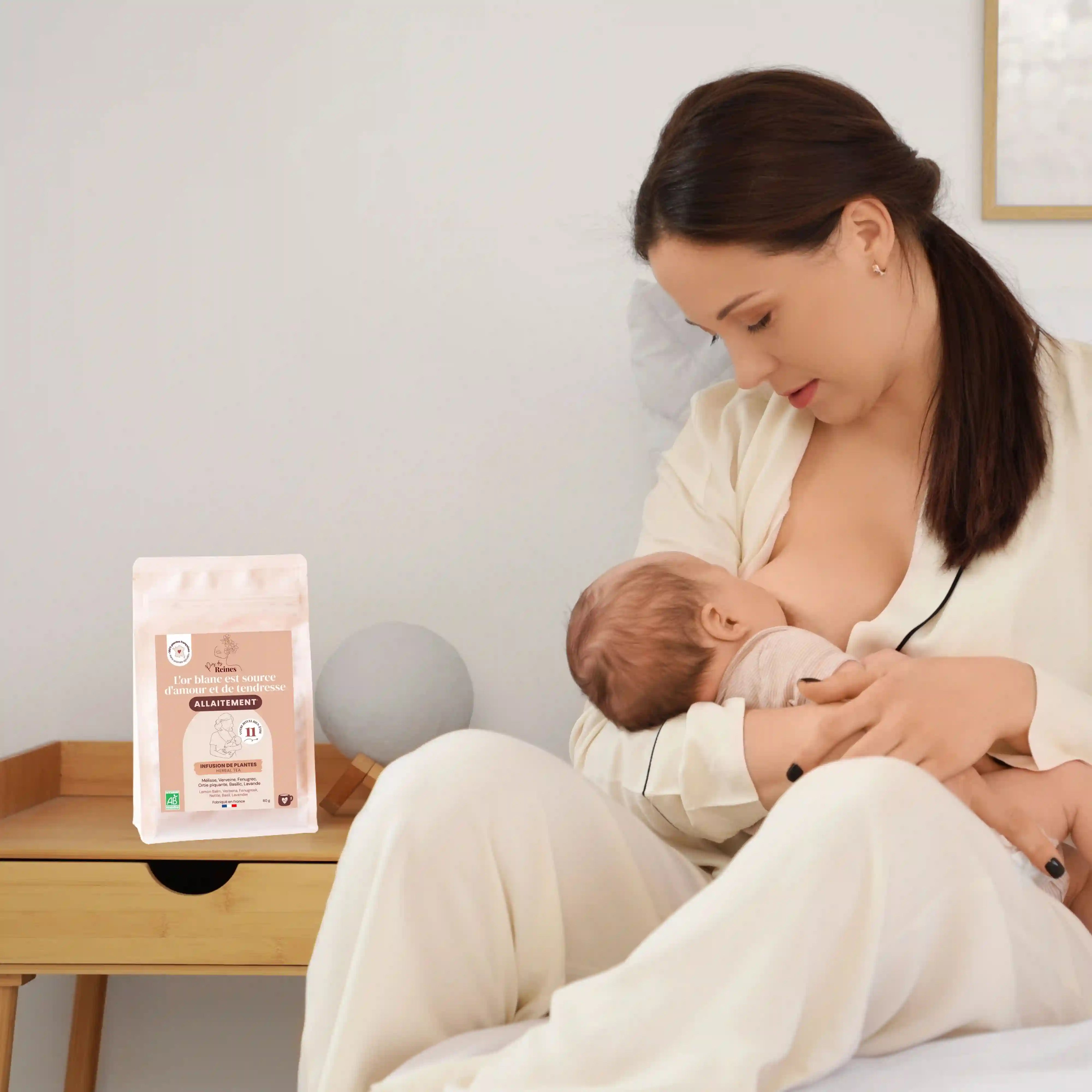 Tisane bio pour l'allaitement - Près des Reines