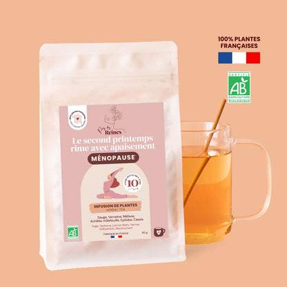 Tisane bio pour la ménopause - Près des Reines
