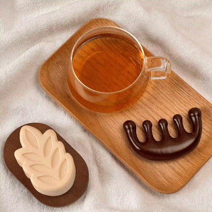 Peigne Gua Sha Cuir Chevelu en bois