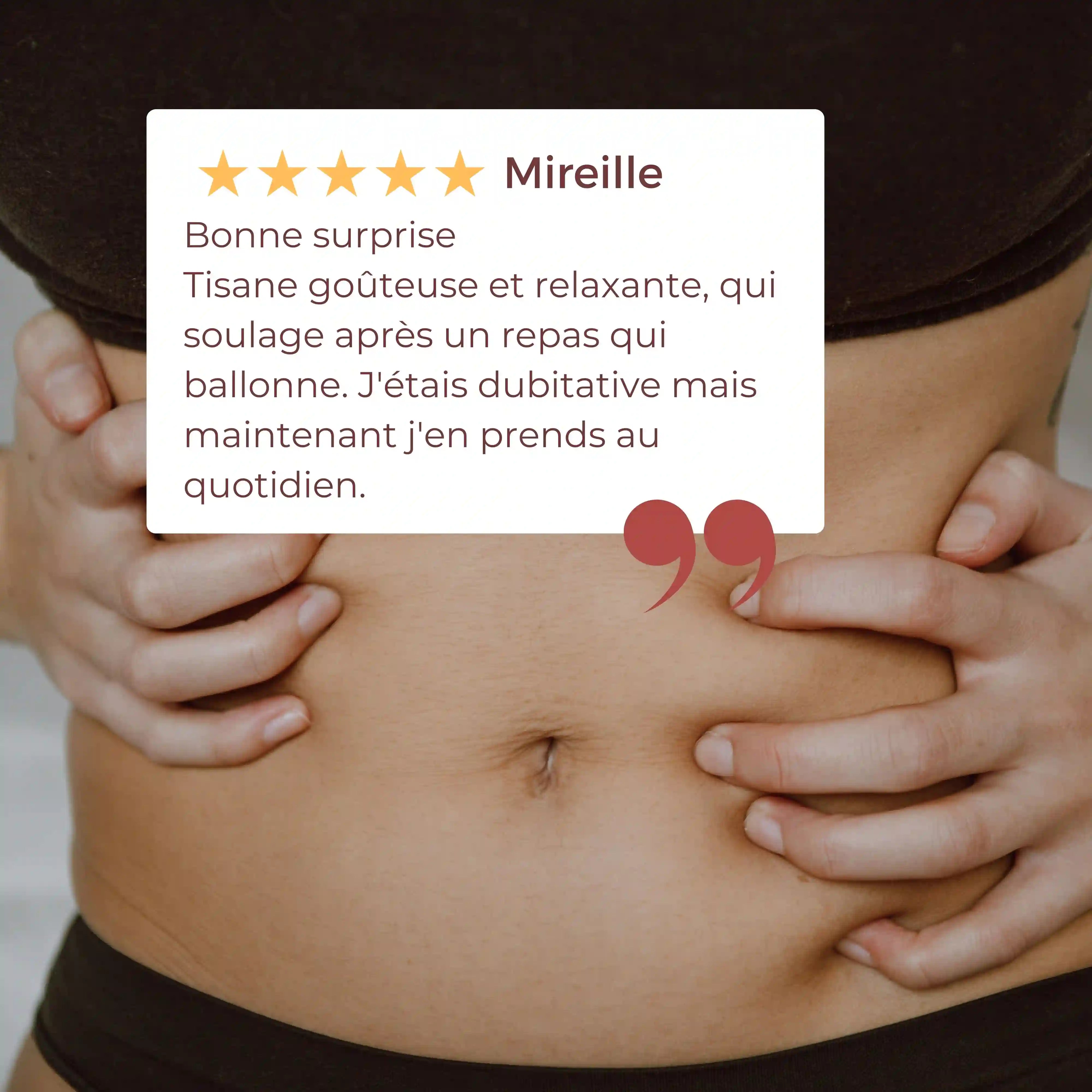 Infusion bio - anti-ballonnements - avis - Près des Reines