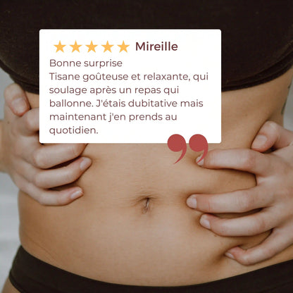 Infusion bio - anti-ballonnements - avis - Près des Reines