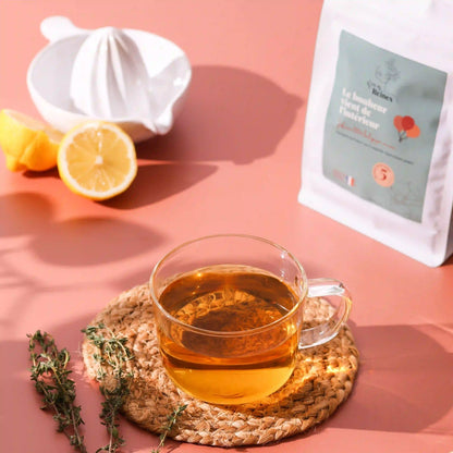 Tisane bio - anti-ballonnements - ambiance - Près des Reines