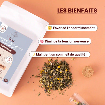 Tisane nuit tranquille - bienfaits - Près des Reines