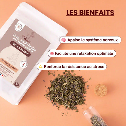 tisane relaxation - bienfaits - près des reines